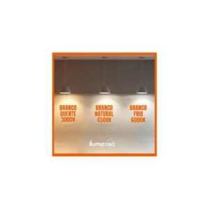 Painel com Placa de Led Taschibra 18w Lys Quadrado Sobrepor Bivolt 4000k Neutro Suave - Imagem 5