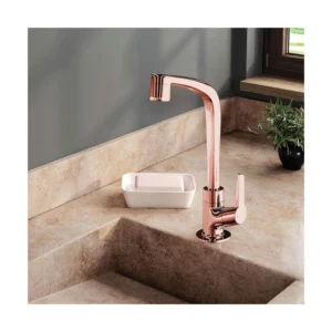 Torneira Lavatório Mesa Bica Alta Rose Gold Flatt 1195 F71 Lorenzetti - Imagem 4