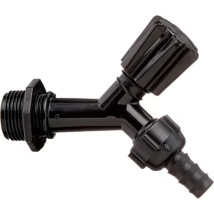 Torneira para Jardim Slim Preta Krona