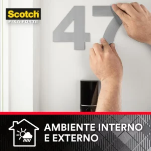 Scotch, 3m, Fixa Forte, Fita Dupla Face, Fixação Extrema, 24mm X 2m - Imagem 4