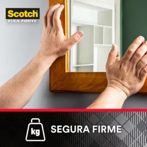 Scotch, 3m, Fixa Forte, Fita Dupla Face, Fixação Extrema, 24mm X 2m - Imagem 5