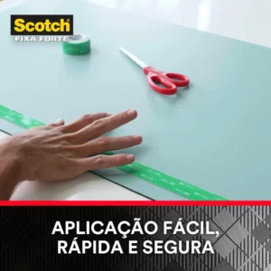 Scotch, 3m, Fixa Forte, Fita Dupla Face, Fixação Extrema, 24mm X 2m - Imagem 6