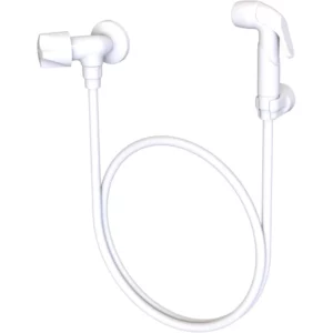 Ducha Higiênica 1/4 de Volta Búzios Branca com Bitola 1/2" - 3/4" Durín