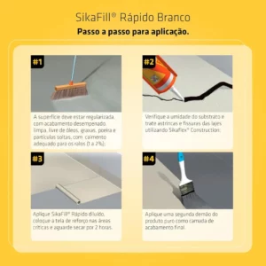 Sika - Impermeabilizante Líquido - Sikafill Rápido Branco – Borracha Liquida - Fácil de Aplicar - Galão 3,6 Kg - Imagem 4
