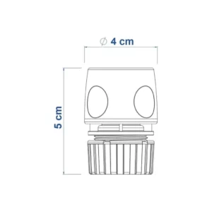 Engate Rápido para Mangueira de 1/2", com "aquastop" - Imagem 3
