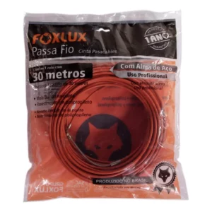Foxlux Passa Fio com Alma de Aço 30 Metros