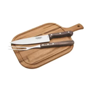 Kit para Churrasco 3 Peças Tramontina Castanho