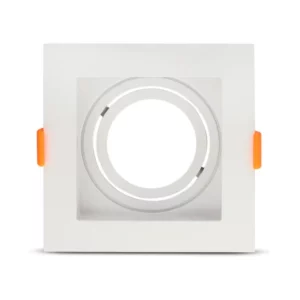 Embutido Dicróica Simples Recuado Conect Branco10,2x10,2x4,2