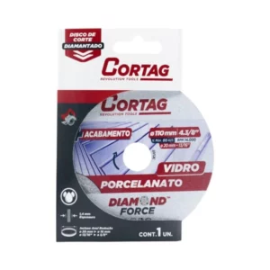 Disco Diamantado Porcelanato/vidro 110mm Cortag - Imagem 3