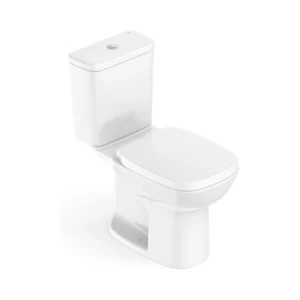 Roca, Debba, C329723003, Kit Vaso Sanitário com Caixa Acoplada e Assento Soft Close Square, Branco - Imagem 4