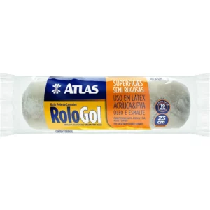 Rolo para Pintura Gol de Pele de Carneiro 23cm Atlas