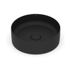 Cuba de Apoio Terra T2 39cm Redonda Matte Black - Roca