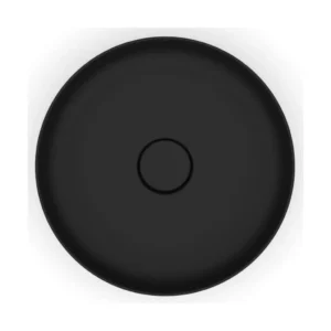 Cuba de Apoio Terra T2 39cm Redonda Matte Black - Roca - Imagem 3