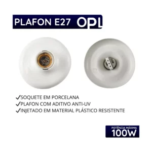 Spot B2 Aletado Preto E27 - Opl - Imagem 4