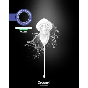 Zagonel Ducha Eletrônica Nd 7700w 220v Branco - Imagem 7