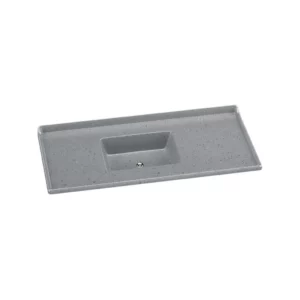 Pia Sintética 120x55cm Cinza