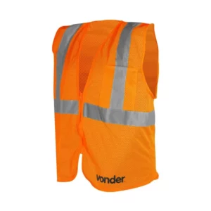 Colete Refletivo Bolso Laranja - Vonder - Imagem 4