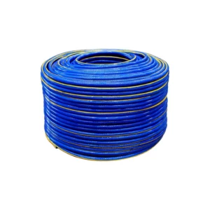 Mangueira Jardim Trançada 100 M Siliconada Standard com Bitola 3/4" Azul Durín