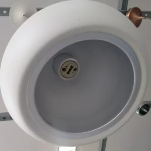 Pendente Deco 1 X G9 Branco 20x1,20 Bronzearte