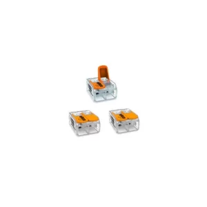 Conector Emenda 2 Vias Até 4mm Wago(221)