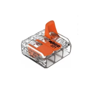 Conector Emenda 3 Vias Até 4mm Wago