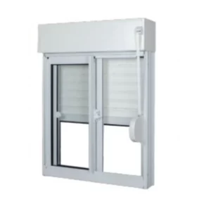 Jan Aluminio 1,20l X 1,20a V.i.correr C/persiana Branca