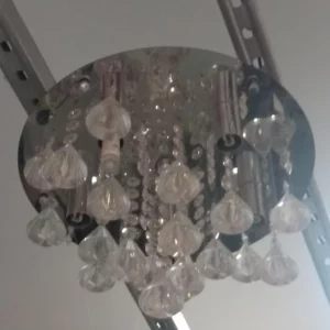 Plafon Redondo com Cristal Piao Ih5460/5p House