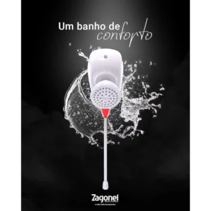Zagonel Ducha Eletrônica Move 7500w 220v Branco - Imagem 4