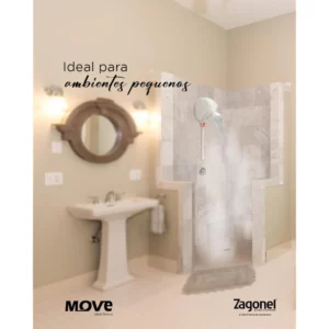 Zagonel Ducha Eletrônica Move 7500w 220v Branco - Imagem 5