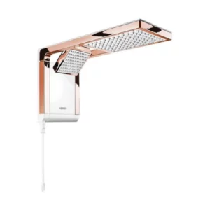 Chuveiro Acqua Duo - Branco/rose Gold - 220v/7800w - Lorenzetti