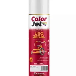 Tinta Spray Color Jet Branco Fosco 400ml Renner