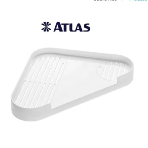 Porta Shampoo Cantoneira Branca Atlas