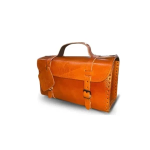 Maleta Couro 40x16x24cm M003 Braço Forte
