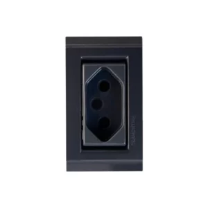 Conjunto 1 Tomada 2p+t 10a/250v para Moveis Liz Grafite-tramontina