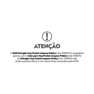 Refil Esfregão Mop, Limpeza Prática, Mor - Imagem 3