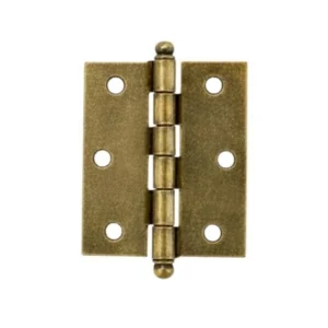 Dobradiça Pino Bola 3x2,5 Ouro Velho - Loth