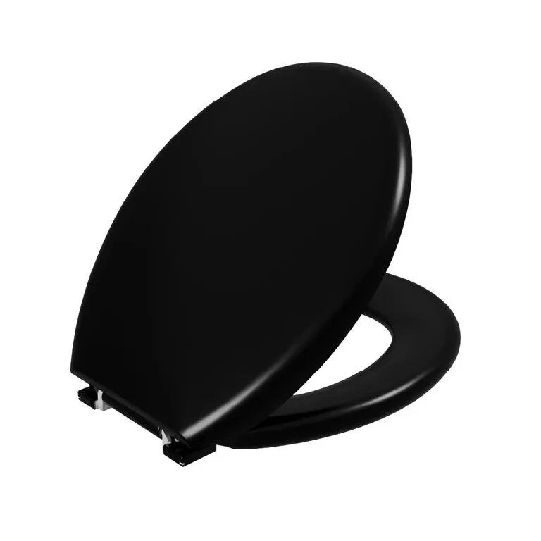Assento Almofadado Astra Slim Oval Preto Taj/as