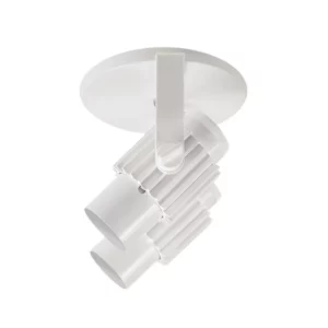 Spot de Sobrepor Aletado para 2 Lâmpadas E27 Branco - Opl Iluminação