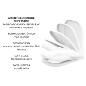 Assento Lorenlike Pp Branco Lorenzetti - Imagem 4