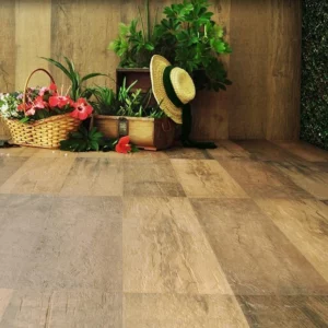 Piso Retificado Marrom Fosco 20,2 X 86,5cm - Ceusa - Imagem 3