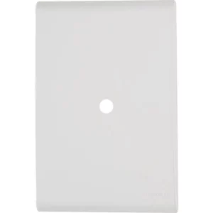 Placa com 1 Furo 9,5mm 4 X 2 Tramontina Liz Branca - Tramontina