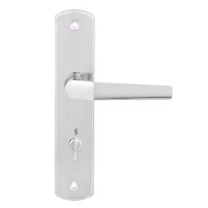 Fechadura para Porta de Banheiro Cromado 40mm Comum com Espelho Popline - Soprano