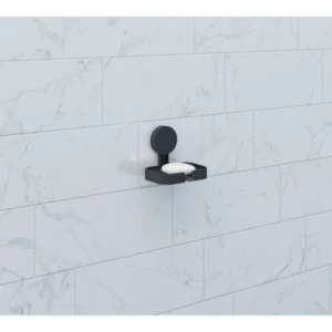 Saboneteira C/adesivo Preto Fosco Astra - Imagem 3