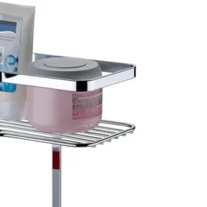 Suporte Cantoneira 2 Posicoes C/ganchos, Future, Cromado - Imagem 3