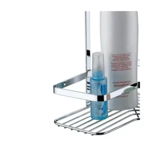 Suporte Cantoneira 2 Posicoes C/ganchos, Future, Cromado - Imagem 4