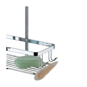 Suporte Cantoneira 2 Posicoes C/ganchos, Future, Cromado - Imagem 5