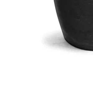 Cachepô Elegance Redondo 3,5 Preto Onix - Imagem 4