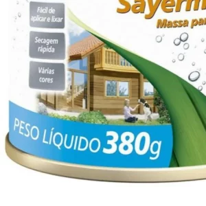 Massa para Madeira Base Agua Sayermassa 380g Pinus - Imagem 4
