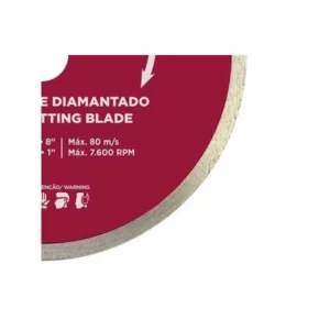 Disco de Corte Diamantado Profissional Plus 200mm - Cortag - Imagem 5