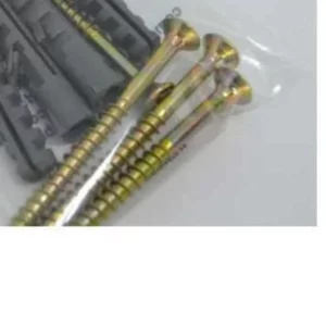 Parafuso Madeira Chipboard 5.0 X 50mm + Bucha 08mm 4 Peças - Goma - Imagem 5